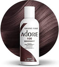 Adore Semi Permanent Hair Color, 106 Mahogany, 4 Fl Oz by Adore