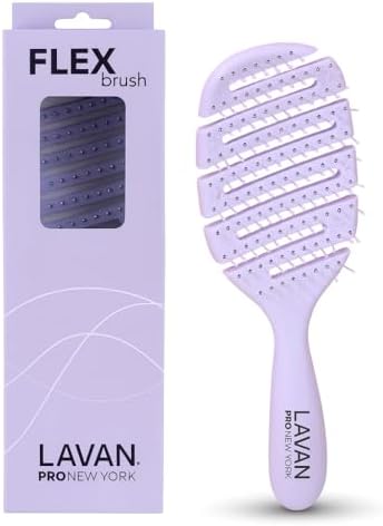 Flex Detangling Hair Brush (Purple) by Unknown