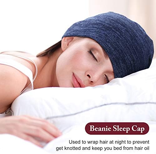 SATINIOR 6 Pcs Satin Lined Sleep Cap Beanie Night - Image 7