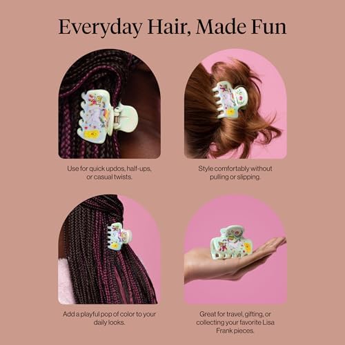 Lisa Frank x Kitsch Medium Cloud Hair Clip for Women - Markie, 1pc - Image 6