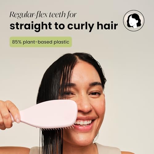 Tangle Teezer Plant-Based Ultimate Detangler Brush, All Hair Types, Pink - Image 3