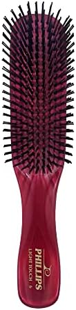 Phillips Brush Light Touch 6 Detangling Hair Brush, Full Size Ruby Red by PhillipsBrush