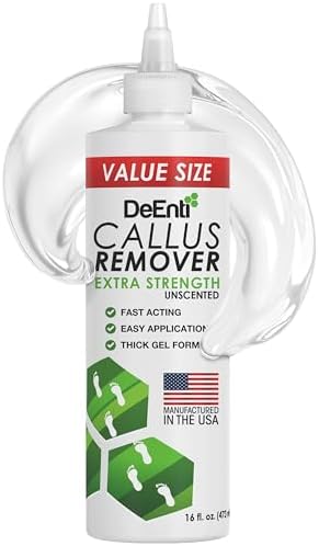 DeEnti Foot Callus Remover Gel, Dead Skin Remover for Feet, 16oz Unscented by DeEnti