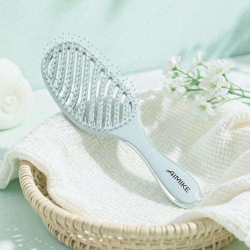 AIMIKE Detangler Hair Brush for Women & Fine Hair, Wet & Dry Brush - Image 2