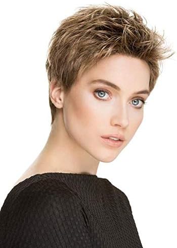 Tab Petite Cap Wig Color Sandy Blonde Rooted - Ellen Wille Wigs 3" Short Layers Precision Cut Spiked Pixie Monofilament Crowne Lace Front Natural Hairline Womens Peluca Bundle MaxWigs Hairloss Booklet - Image 7