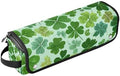 Hair Tools Travel Bag with Heat Resistant Mat Detachable 2-in-1 Curling Iron Travel Case Hot Tools Organizer for Straightener Flat Iron Green Nature St Patrick Clovers by WelcometoElliTarr