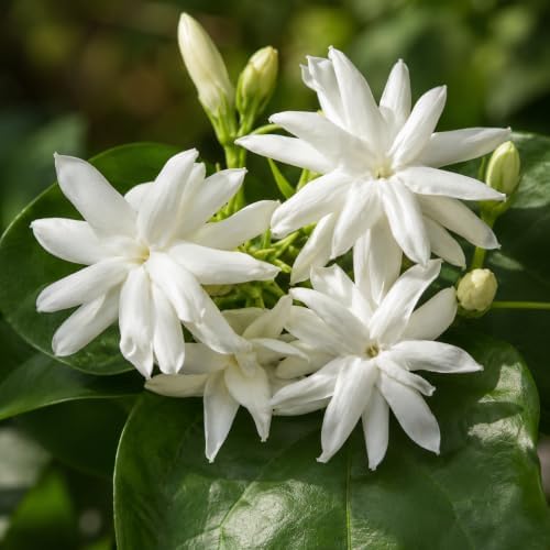 Belle of India Jasmine Plant Live | 4-8 Inch Tall | Fragrant White-Blooming Jasmine | Easy to Grow Live Jasmine Plant for Indoor Home Décor - Image 5