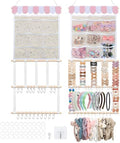 Munzong Headband Holder, Hair Accessories Organizer Pinkish White 15x33Inch by Munzong