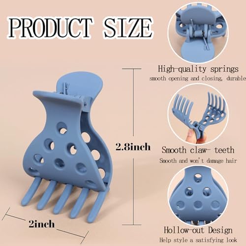 7Pcs Root Lifting Hair Clips for Volume Hair Styling Accessories Volumizing Claw Clamps for Curles Hair No Crease Hair Root Lifting Clips for Natural Volume Curles (Hair Clips-1) - Image 2