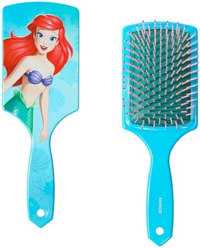 LUV HER Kids Hair Brush & Spa Headband Set for Girls - Features Ariel from Disney - Fun Grooming Kit for Detangling, Styling & Skincare - Soft & Stretchy One Size, Ages 3+ - Image 3