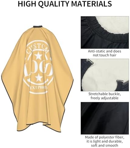 Custom Barber Cape Customized Haircut Capes Logo Text Photo Salon Hairdressing Apron for Home and Barbershop - Image 6