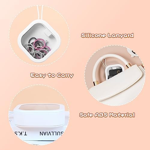 Hair Tie Organizer, Small Portable Hair Accessories Storage Can Be Stackable Or Hung On The Wall, Small Items Holder Hair Tie Organizer for Jewelry Hair Stuff Hair Clip Cotton Swab - Image 2