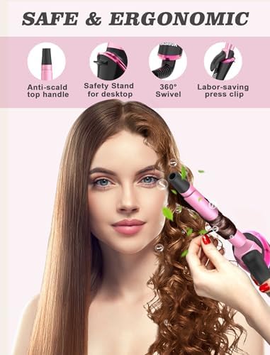 Mini Travel Curling Iron 1/2 inch,Dual Voltage with European Plug Adapter - Image 6