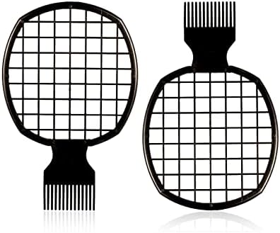 Selalu 2Pcs Twist Combs, Upgraded Hair Brush for Curls - Better Than Sponge for Men and Women (Black) by Selalu
