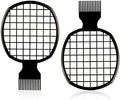 Selalu 2Pcs Twist Combs, Upgraded Hair Brush for Curls - Better Than Sponge for Men and Women (Black) by Selalu