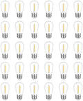 Visther 2700K S14 Outdoor String Light Replacement Bulbs for Patio, 30-Pack by Visther