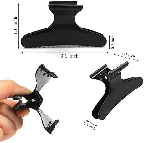 Ondder Butterfly Hair Claws and Pro Salon Clips for Styling, Sectioning, Cutting, Coloring - Hair Accessories for Women, Girls, Men - Image 2