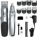 Wahl Groomsman Rechargeable Beard Trimmer Kit & Bonus Battery Nose Trimmer by Wahl