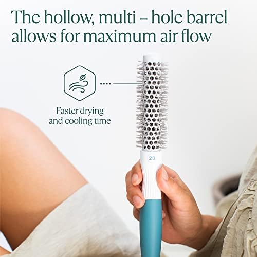 Small Round Brush for Precise Styling and Manageable Blowouts (0.75 inch) - Salon-Quality Tool for Wet or Dry Hair (Not Electrical) - Image 6