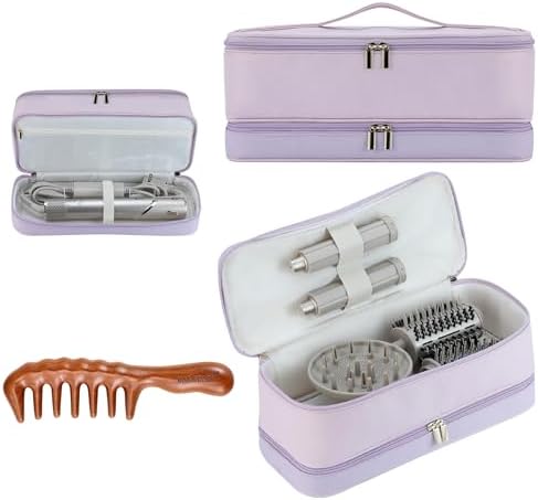 BAGCRAZY Travel Case for Shark FlexStyle & Dyson Airwrap, Purple by BAGCRAZY