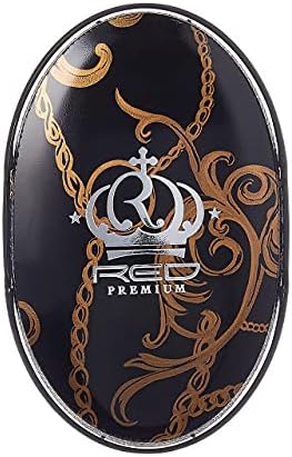 Red by Kiss Premium Pocket Wave X Bow Wow Curved Palm Boar Brush with Case (Medium Bristles) - Image 2