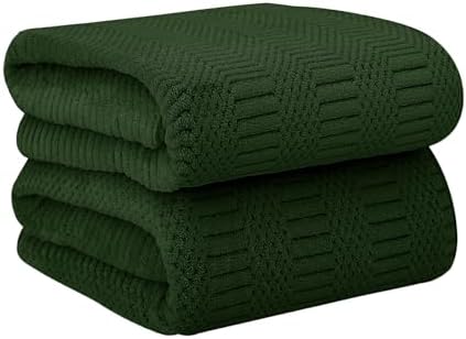 JML Microfiber Bath Towels, 30" x 60", Pack of 2, Olive-Green by JML