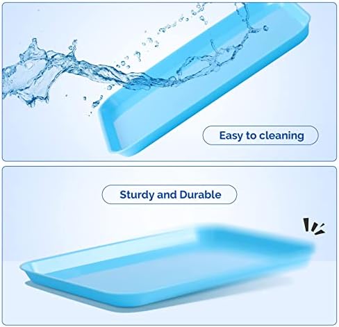 JMU 10 Pcs Blue Dental Procedure Trays Autoclavable Size B 13.25" X 9.75" - Image 6