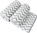 JML Microfiber Bath Towels, Chevron Grey, 30" x 60", 2 Pack by JML