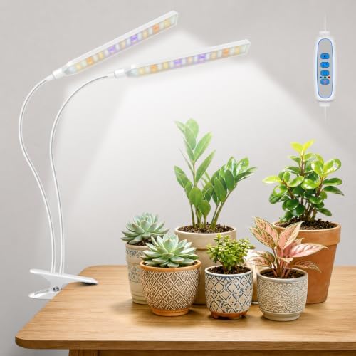 Kullsinss Clip-on Grow Lights for Indoor Plants, 114 LEDs 15W Plant Light by HOME