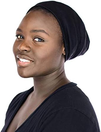 Grace Eleyae GE Women's Satin Lined Sleep Cap Slap Silky Beanie Soft Smooth & Stylish Hair Care Hat - Image 2