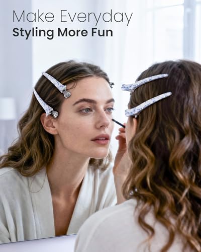AIMIKE 4.8" Hair Clips for Styling, No-Crease Duckbill Clips - Image 4