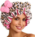 Cute Bear Ears Bow Bonnet Adjustable Sleep Cap Women Large by Unknown