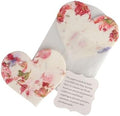 48 Favor Set, Pink Heart Gift Wrap Tags with Wildflower Seeds by SeedBloom