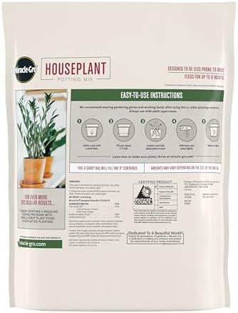 Miracle-Gro Houseplant Potting Mix, 4 qt. (Pack of 10) - Image 4