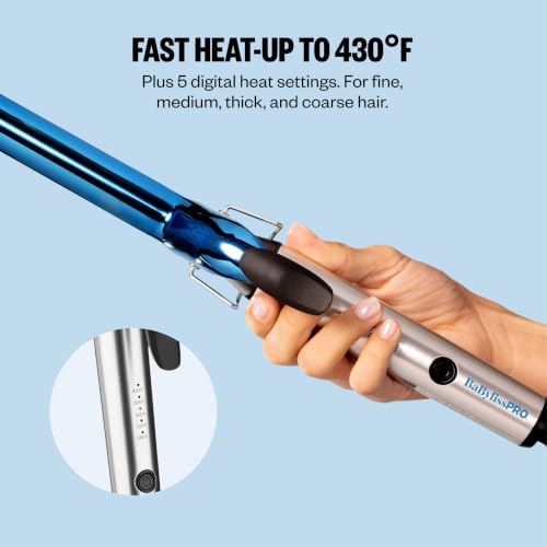 BabylissPRO Nano Titanium Professional Curling Iron with Extended/Long Barrel Perfect for Longer Hair - Image 4