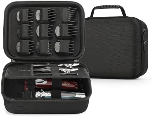 Hard Barber Accessories Case for Hair Clippers Mens Hair Cutting Barber by MOSLA