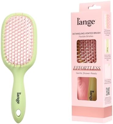 L'ANGE HAIR Detangling Vented Brush, Green by LANGEHAIR
