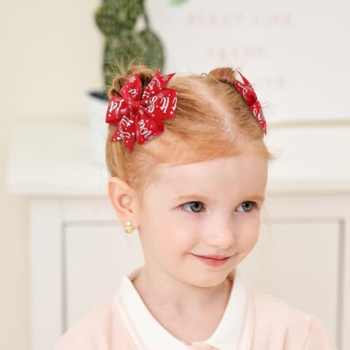 choicbaby 20PCS 3＂Christmas Hair Bows Toddler Hair Bow Clips - Image 3