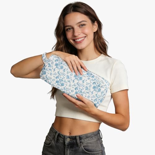 HiTotes Hair Tools Travel Bag Compatible with Dyson Airwrap Cute Quilted Travel Case for Shark Flexstyle Multi Compartments Hair Tools Organizer - Image 6