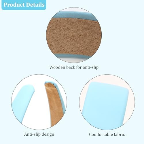 Blue Headband Leather Headband for Women Plastic Hard Head Band Solid Colors 1 Inch Thin Hair Bands Holiday Cosplay Hair Accessories - Image 6