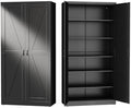GAIOUS 79" Tall New Update Kitchen Pantry Cabinet, Metal Storage Cabinet by GAIOUS
