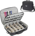 Luxtude Large Barber Case, Barber Bags for Clippers and Supplies, Large Hair Clipper Case for Travel, Clipper and Trimmer Cases, Barbers Accessories for Wahl 5Star/Hatteker/Oneisal/Andis Grooming by Luxtude