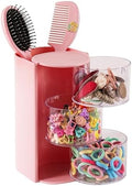 Hair Accessories Organizer, 3-Tier Vanity Caddy, Pink by IMAKMASION