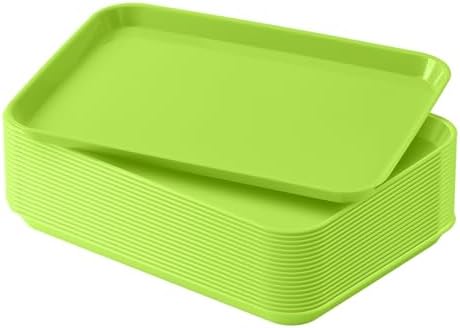 JMU 20 Pcs Kiwi Dental Procedure Tray Flat Tray Size B 13.25" X 9.75" by JMU
