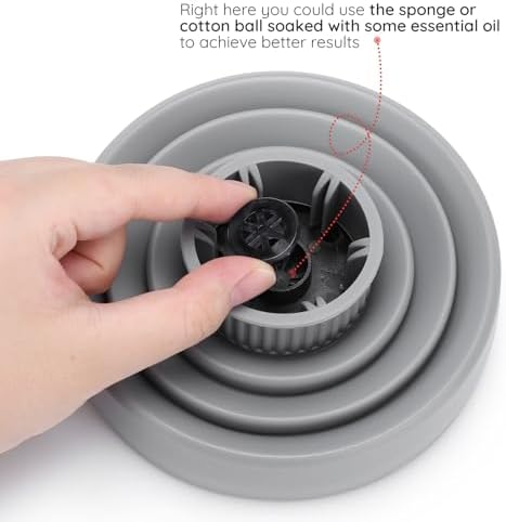 Segbeauty Collapsible Blow Dryer Diffuser, Travel Portable Hair Diffuser for Natural Curly Hair, Professional Lightweight Folding Diffuser Attachment for Dryers Nozzle 1.54 to 1.69 inches Gray - Image 5