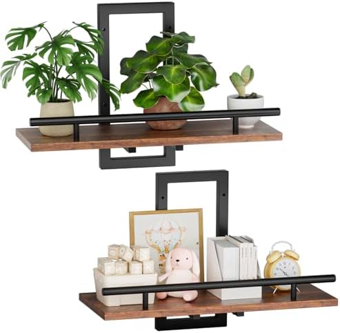 Sbosbo Floating Shelves for Wall Plant Shelf Indoor Wall Mounted Shelves by SBOSBO
