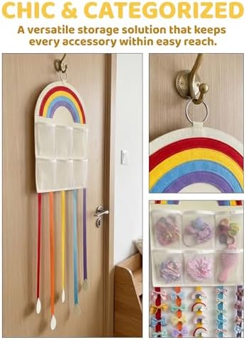 1Pcs Hair Bows Holder Headband Organizer for Girls,Claw Hair Clips Hanger Storage, Baby Headbands Hair Accessories Organizer Storage - Image 5