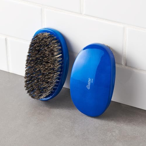 Diane Prestige Reinforced Boar Hard Bristle Curved Military Wave Brush, D1742 - Image 3