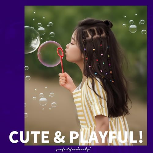 Teenitor 2000 Colorful Hair Ties Small Mini Hair Elastic Rubber Hair Bands - Image 4