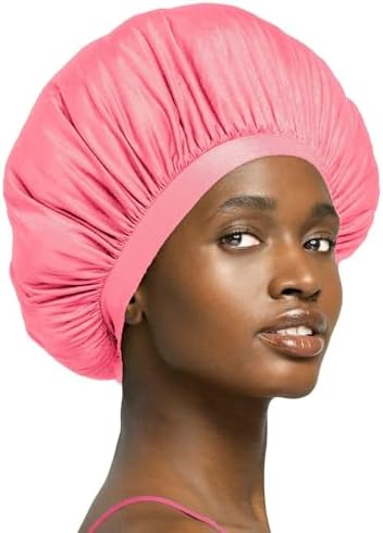 Stay On Satin Never Dry Extra Large Satin Bonnet for Sleep by STAYONSATIN